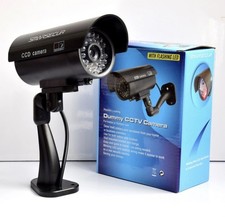 2 x FAKE CCTV SECURITY CAMERA