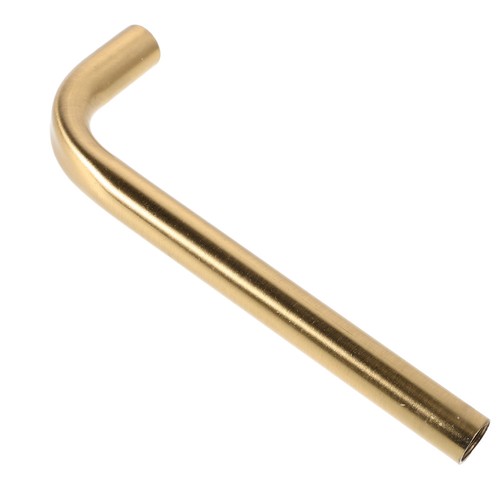 Curved tube lamp stem for - curved,