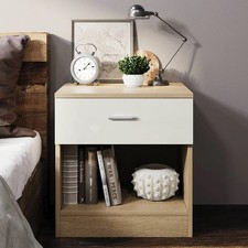Oak/Cream High Gloss Bedroom