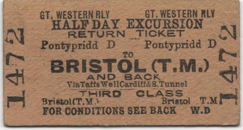 Great western railway - great, ticket