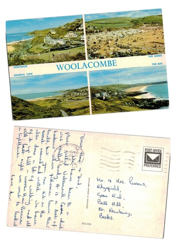 Postcard woolacombe devon - postcard,