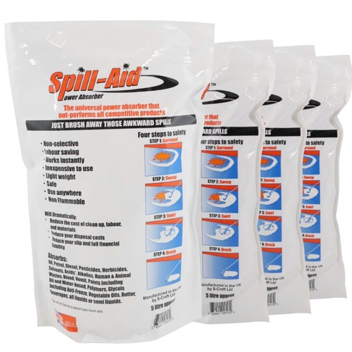 Spill absorbent powder for oil - spill,
