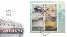 Ocean Liners minisheet GB RM