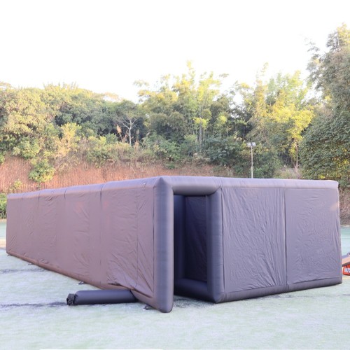 Black inflatable maze - black,
