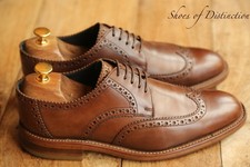 Loake Shoemaker Rankin Brown Leather Derby Brogue Shoes Men's UK 7 F US 8 EU 41