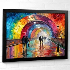 Underground Station Wall Oil