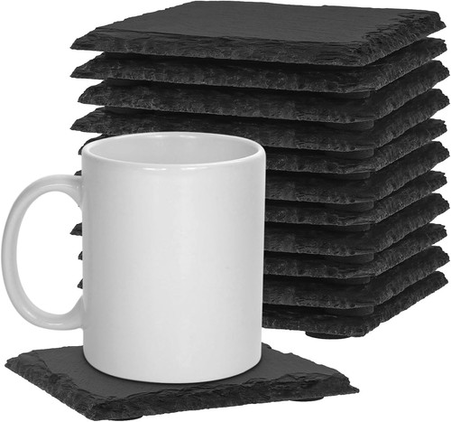 Pcs 10cm black square - 12,