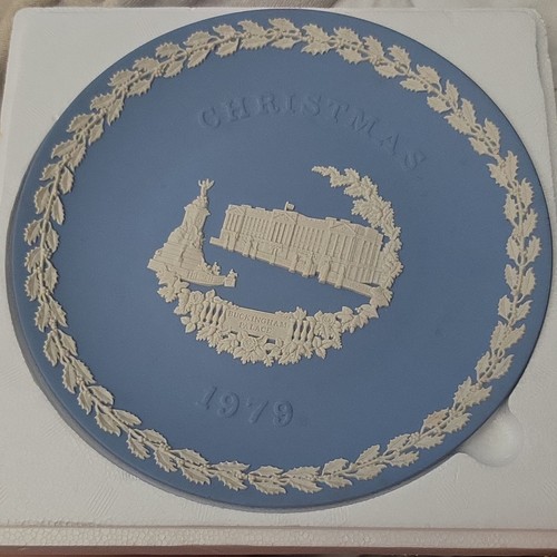 The wedgwood christmas plate - the,