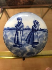 Vintage porcelain trinket - porcelain,