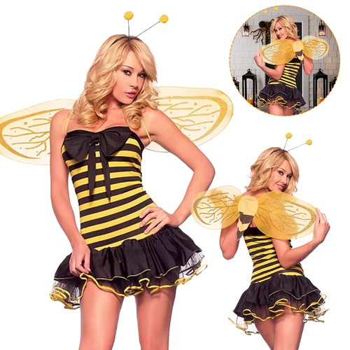 Women bee cosplay - women, yellow