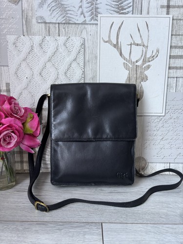 Gigi black leather cross body - leather,
