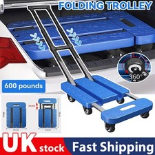 270KG Heavy Duty Folding Hand Truck Dolly Cart Luggage Sack Barrow Cart Trolley