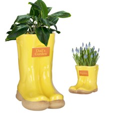 Personalised Yellow Welly Boot