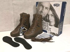 British Army Womens HAIX Cold Wet Weather Leather Combat Boots - New & Boxed