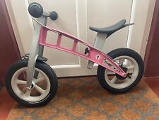 FirstBIKE Cross Balance Bike with Brake Pink Training Kids Child 2-5 No Pedals