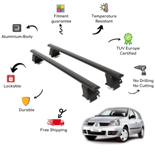 Bare roof rack - cross, set