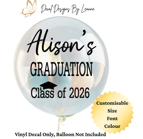 Personalised graduation vinyl - personalised,