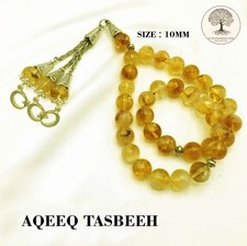 TASBEEH NATURAL Amber  (Aqeeq)