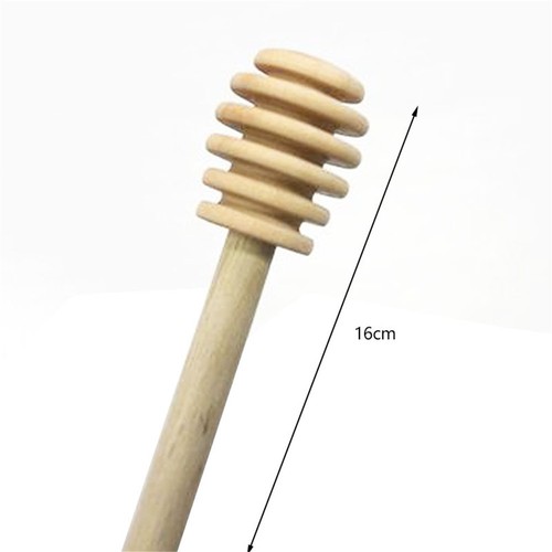 Wooden honey dipper stick long - wooden,