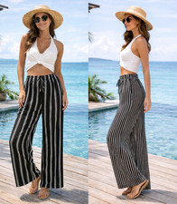 Ladies Trousers Womens Palazzo