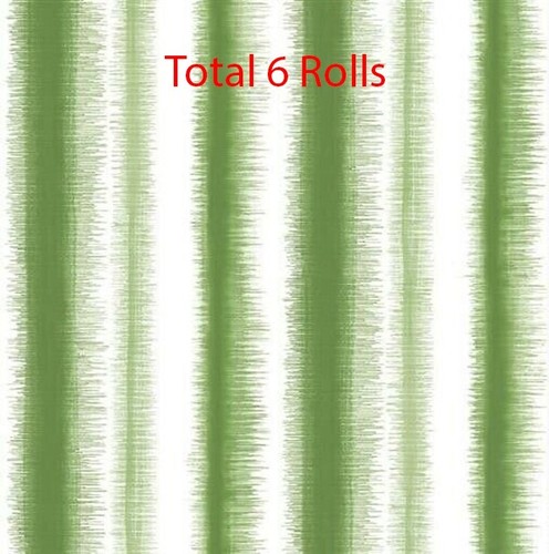 Leaf green water stripe - green,