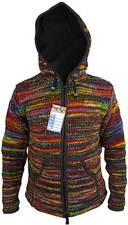 Woolen Tie Dye Fleece Lined
