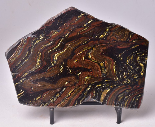 Banded tiger iron polished - tiger,