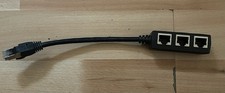 RJ45 Ethernet Splitter Adapter 1 to 3 Port LAN Network Cable Connector