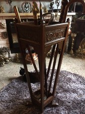 Antique hand carved wooden - carved,