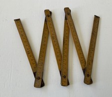 FOLDING WOODEN RULER 39”/