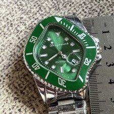 Quartz Wristwatch Very Unusual Melted Design New Battery Working Nos