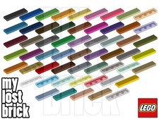 LEGO - Part 2431 - Tiles 1x4 (SINGLE) + NEW + SELECT COLOUR / QUANTITY