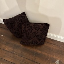 Pair Cushions Sofa DFS 