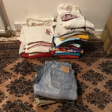 Vintage Clothing Bundle x51 Wholesale Single Stitch Levi’s Carhartt Joblot Lee
