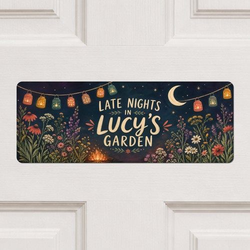 Personalised moonlit garden - personalised,