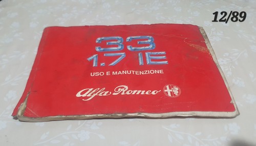 Alfa romeo use and - use, maintenance