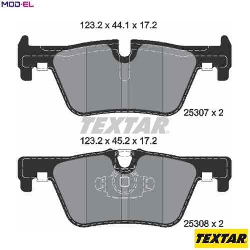 Brake pad set disc - brake,
