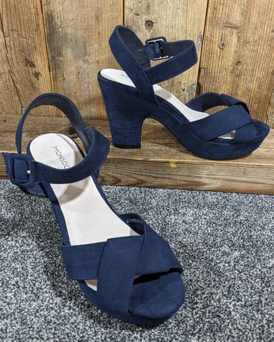Monsoon navy blue suede - navy,