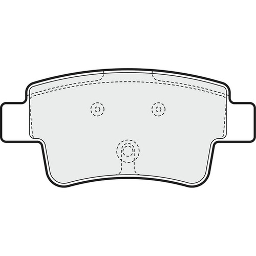 Brake pads set for - set, vauxhall