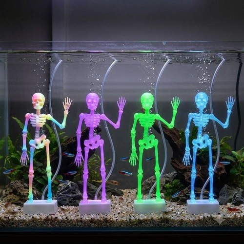 Dancing skeleton aquarium - skeleton,