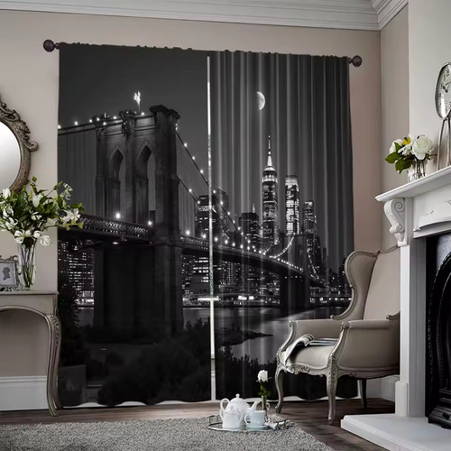Window curtains polyester - window,
