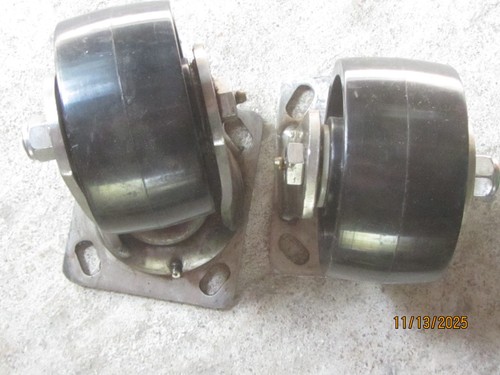 Colson 4x2 black - colson, 4x2"