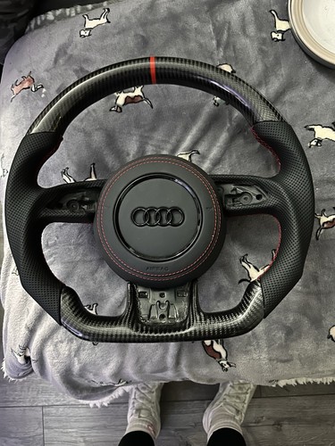 Audi carbon fiber steering - audi, a6