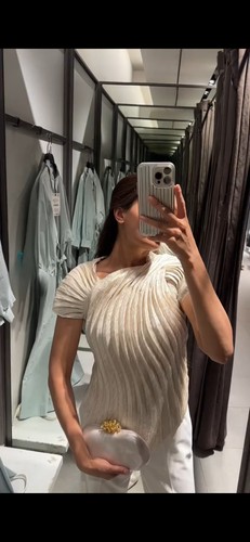 Zara collection pleated top - collection,