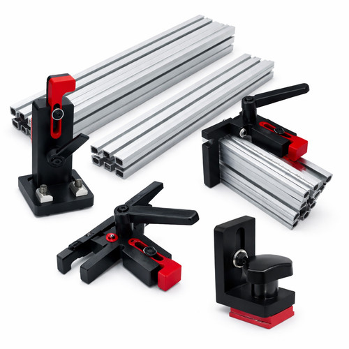 Aluminum track router fence - t-track,