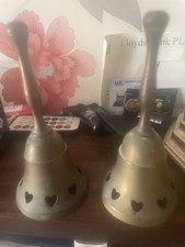 Brass Bells Vintage Small Set of 2