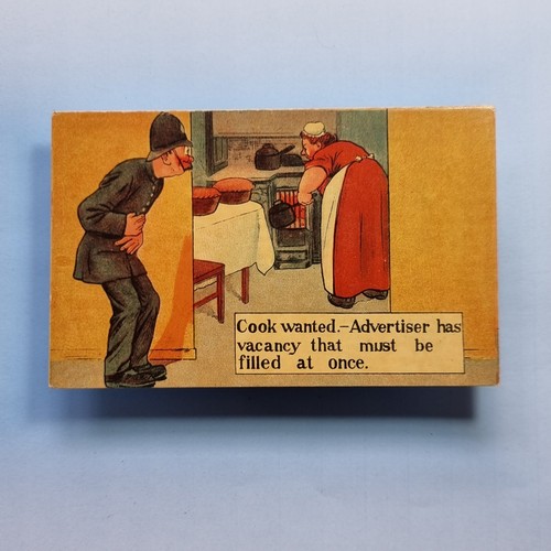 Comic postcard c1910 pies - postcard,