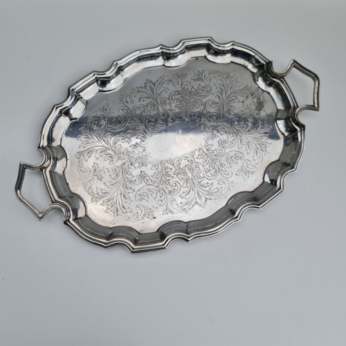 Large silver plated serving - large,