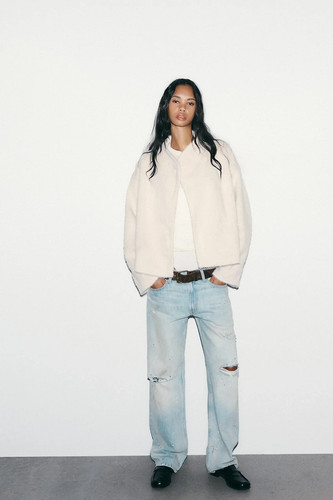 Zara woman rip - woman, mid-waist