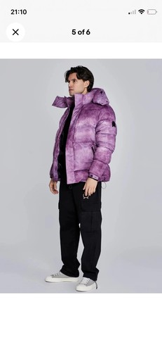 Siklsilk mens burgundy puffer - mens,